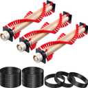Landhoow Vacuum Roller Brush, Vacuum Belt, Compatible with XL Roller Brush XL Belt 0300604 Compatible with Oreck XL Upright Vacuum Cleaner to Keep Neat and Tidy for Home, Office (3 Pcs)