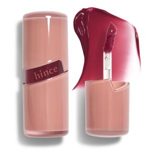 HINCE Raw Glow Lip Tint - Stain Glazed, Glossy Dewy Lip Gloss, Non Sticky & Long Wearing for Natural Glass Glow, Hydrating, Moisturizing Liquid Lipstick, Vegan, 0.13 fl.oz. (CHILL, 07)