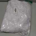 FestiCorp 60 Inch Round Spandex Table Covers 5ft Fitted Tablecloth for 5 Foot Tables, Stretch Wrinkle Free White Table Clothes for Party, Wedding, Birthday, Banquet, Vendor Stand