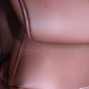 HKZ Custom Fit Accord Car Seat Covers for Honda Accord 2018 2019 2020 2021 2022 LX (Rear Row W/Solid Folding Backrest) - 5-Seats Full Set, Leather (Burgundy)