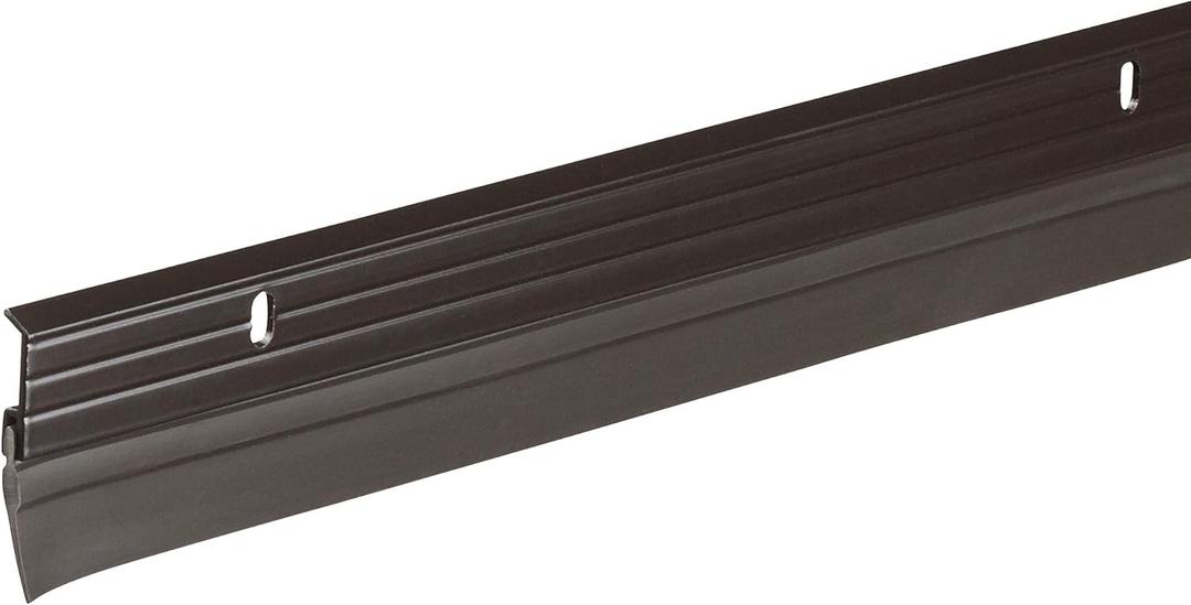 Frost King Premium Aluminum And Vinyl Door Sweep 1-5/8-Inch by 36-Inches, Brown - B59/36H