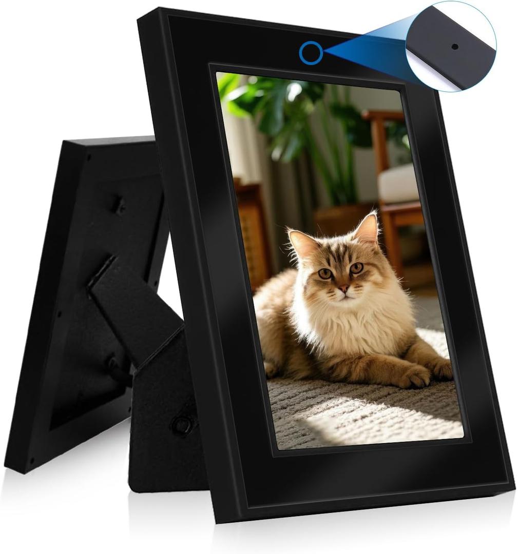 Security Camera, Hidden Camera Frame - Nanny Cam for Indoor Surveillance - Spy Camera with Photo Frame - No WiFi - SD Card Not Included