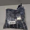 Real Essentials 3 Pack: Men's Soft Cotton Flannel Pajama Pants PJ Lounge Bottoms Elastic Waist Pockets (Big and Tall)