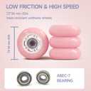 Inline Skates for Women - Adjustable Size Roller Blades for Adult Female, Hard Shell ABEC-7, Smooth and Comfortable, Size: L (9-11)