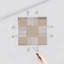 16pcs Drywall Repair Clips, Stainless Steel Dry Wall Fastener Clip with 32 Screws Patch Kit for Repairing Damaged Walls Fits 1/2" and 5/8" Panels (Silver)