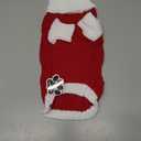 Lorehelina Dog Sweater for Small Dogs Argyle Cable Knit Turtleneck Pullover Winter Clothes for Boys Girls Stretch Chihuahua Yorkie Puppy Christmas Doggie Pet (S, Red)