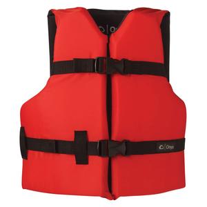 Onyx General Purpose Life Jacket, Youth, Red