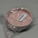 Silicone Dog Bowl Shallow Cat Food Bowls, 6 Inch Wide Cat Bowls Whisker Friendly, No Spill Less Mess Dog Plates for Dry and Wet Food, Set of 3 Puppy Bowls for Small Dogs and Cats (Pink)