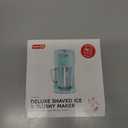 Dash Deluxe Shaved Ice & Slushy Maker - Easy-to-Use Slushy & Snow Cone Maker - Includes Serving Pitcher & Recipe Guide for Homemade Treats - Cream