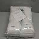 Pinch Pleated Curtains 100% Blackout Linen Curtains 95 Inches Long for Bedroom Living Room, Natural Memory Trained Thermal Insulated Room Darkening Window Pleat Drapes with Hooks, 2 Panels, 40"Wx95"L