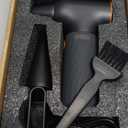 Mini Electric Air Duster,280000RPM Turbo Blower with High Speed Fan,3 Adjustable Rechargeable Cordless Jet Fan Air Blower, Compressed Air Duster for Computer Workbench Car (Black)