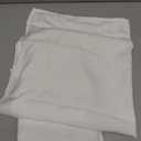 Off White Cafe Tier Curtains 36 Inch Length 2 Panels Semi Sheer Light Filtering Kitchen Window Curtain Over Sink Back Tab Rod Pocket Linen Textured Mini Curtains for Basement Laundry Room 30x36