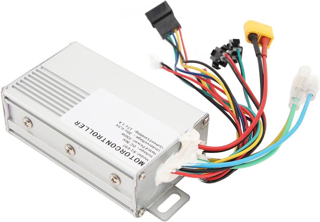 36V 800W Electric Scooter Controller for E-Scooter Motor High-Performance Brushless ESC with Aluminum Alloy Housing, Waterproof Design, Compatible with 36V Hub Motors