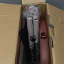 Ivandar Broom with Dustpan Combo Set, 50.6 inch Long Handle, Upright Standing Broom and Dustpan Set Quiet Cleaning Tool Sweep The Floor Dust pan Removes 4 Times More Pet Hair(Brown and Gray)