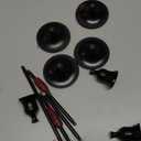 Nuptio 3 Pcs Black Candlestick Holders Taper Candles Holder Candle Stick Holder for Dining Table Halloween Candle Holders for Tapered Candles Decorative Centerpiece for Christmas Party Housewarming