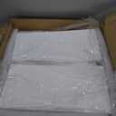 Buffet Risers, White Acrylic Cube for Buffet Table, Display Stand Shelf for Catering Dessert Collectibles Jewelry Figures Show, Food Display Nesting Risers with Hollow Bottoms, Cube, 6Pcs 10"x11"x12"