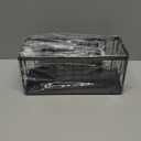 Cisily Sink Caddy Sponge Holder for Kitchen with Brush Holder and Stainless Steel Self Drain Tray, Rustproof Kitchen Sink Organizer for Sponge, Soap Dispenser Storage Accessories (9.25, Black)