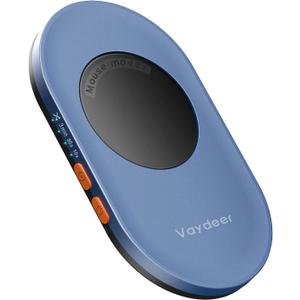 Vaydeer Ultra Slim Mouse Mover, Air 3 Mouse Jiggler with Adjustable Interval Timer, Undetectable & Noiseless, Simulates Realistic Mouse Movement, Driver-Free for Keeping The PC Active and Secure (Dark Blue)