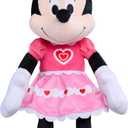 Disney Valentine's 19-inch Large Minnie Plush Stuffed Animal, Soft & Huggable, Toy for Fans, Girls, Kids, Ages 2 and Up, Kids Toys for Ages 2 Up by Just Play