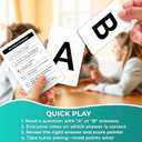 Family Board Games for Kids and Adults - Trivia Card Games for Kids 8-12 and Adults - Who Knows Me Better for Family Game Night - 500+ Facts Questions from Ages 6-8 Fun Travel Car Activities for 5+