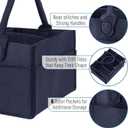 Mr. Pen- Baby Diaper Caddy Organizer, Navy Blue, Nursery Storage Bin and Car Organizer for Diapers and Baby Wipes