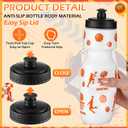 Talltalk 16 Pack Basketball Party Favors, 24 oz Basket Team Gift Water Bottles Bulk, Reusable Gifts Sports Party Favors for Team, Practice & Gym