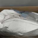 TEKAMON All Season Queen Comforter Fluffy Quilted Lightweight Reversible Down Alternative Duvet Insert with 8 Corner Tabs,Soft & Breathable Summer Winter Warm,Machine Washable White 88 x 88 inches