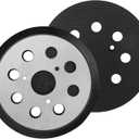 2 Pack 5" 8 Hole Hook & Loop Replacement Orbital Sander Metal Pad Compatible with DeWalt DW420 DW421 DW422 DW423 DW426 D26451 Random Orbital Sander Part 151281-08 & DW4388 (3 Screw Holes)