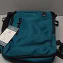 ECOHUB 17" Small Travel Backpack, United Airlines Personal Item Bag 17x10x9 with 16 Pockets, Water Resistant Rucksacks Fit 15.6" Laptop, AirTag Pocket, Lightweight Casual Daypack, 25L, Blue Green (17 inch underseat)
