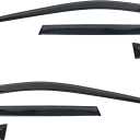 Side Window Visor 6 Piece Set for Toyota RAV4 2019 2020 2021 2022 2023 2024 Safe RAIN Out-Channel Guard Deflector Window Deflectors Vent Deflectors (for RAV4 19-25 6-Piece Set)