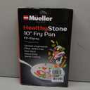 Mueller Frying Pan, Heavy Duty German Stone Coating Non Stick Frying Pans, No PFOA or APEO, Paella Pan, Dishwasher and Oven Safe, Even Heat Distribution, Cool Stainless Steel Handle, Light Grey (10 Inch)