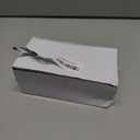 2 Pack Vintage Single Sided Dummy Door Knobs Interior, Antique Long Plate Dummy Door Knobs in Brushed Nickel