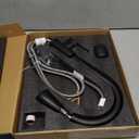 Stainless Steel 304 Kitchen Sink Faucet with Pull Down Spray Outdoor Kitchens Faucets Out Extension Utility Farmhouse for Sinks 1 Hole,Single Handle Rent Apartment Dorm (Satin Nickel)