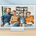 10.1 inch Digital Photo Frame with Remote Control, Electronic Picture Frame Large Display, Share Moments via SD Card and Mini USB, Wall Mountable, 1080P HD Resolution, Builtin Clock & Calendar