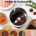 SHARDOR Coffee Grinder Electric, Spice, Herb, Grinder for Coffee Bean Spices and Seeds with 2 Removable Stainless Steel Bowls, Black