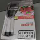 BLACK+DECKER Countertop Blender with 6-Cup Glass Jar, 10-Speed Settings, Black, BL2010BG