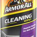 2 x Armor All Interior Car Cleaning Wipes, 25 Count Canister, Powerful Cleaning for Dashboards, Vinyl, Clear Plastics, Carpet and Fabric