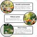 Happy Easter Backdrops Decorations, Spring Bunny Grassland Rustic Photography Banner Background, Jesus Easter Spring Eggs Banner Party Decorations Supplies 71 x 43 Inch