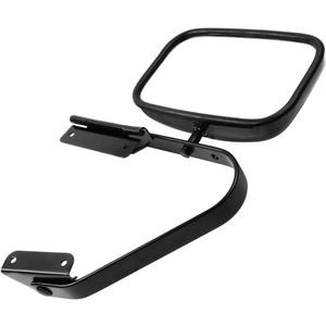 ECCPP Manual Telescopic Towing Mirror For Ford F150/Bronco (1980-1996) Black Textured Housing Replacement