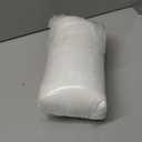 5 STARS UNITED Knee Pillow for Side Sleepers - Hip Pain Relief, Memory Foam Leg Cushion for Side Sleeping - Between Legs Pillow for Sciatica & Lower Back Pain, White (Standard)