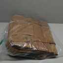 Mens Messenger Bag 15.6 Inch Waterproof Vintage Genuine Leather Waxed Canvas Briefcase Large Leather Computer Laptop Bag Rugged Satchel Shoulder Bag, Brown