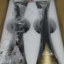 Tubicen Modern Wall Sconces Set of 2 Up and Down Wall Lights Indoor Dimmable Mid Century Modern Black and Gold Wall Sconces for Bedroom Living Room Home Theater Hardwired 15.7" H