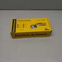 4V Cordless Electric Scissors, Quick Cutting LED Light & Safety Lock, 2-Blade Rotary Cutter for Cardboard, Fabric, Carpet, Leather, Rechargeable with Storage Box (Yellow)