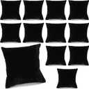 Juvale Velvet Bracelet Cushion Pillow - Scratch-Resistant Plush Protection & Velvet Jewelry Pillow - Bracelet Holder & Display Stand - Jewelry Display for Vendors - 12 Pack, Black - 3 x 3 x 1.5 in