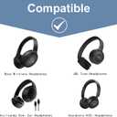 XANAD Hard Case for Bose QuietComfort, QC Ultra, QC 45, QC 35, QC45 SE, QC SE or Skullcandy Crusher Evo, Hesh ANC, Hesh Evo, Crusher ANC 2, Crusher, Riff 2 Noise HeadphonesOuter Blue+Inner Blue