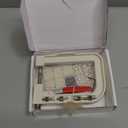 Troyune Pearl Setting Machine, Pearl Hand Press Tools with White Pearl Beads, Rivet Studs and L Hexagon Wrench for Decorating Clothes, Dresses, Bag, Hair Band or DIY Crafts