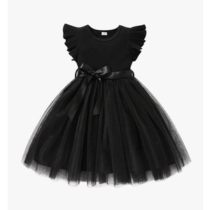 Sinhoon Toddler Girl Tulle Dress Summer Ruffle Sleeveless Baby Girl Fashion Casual Dresses Size:110