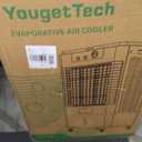 YougetTech 37" Portable Swamp Cooler, 3000CFM | Portable evaporative cooler with 120 oscillation, 3 speeds, dust-proof bag. for garage, outdoor yard, patio, shop, Factory