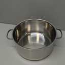 Stainless Steel Stock Pot - 8 Quart Heavy Duty Induction Cooking Pot with Visible Lid for Pasta, Soup, Spaghetti, Nonstick Thick Bottom Big Stockpot, Deep Cookware for Canning, Boiling, Simmer