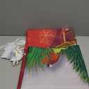 HOMETITUTE 16x7ft Christmas Garage Door Cover Merry Christmas and Happy New Year Banner Outdoor Holiday Hanging Large Red Christma Wall Backdrop for Yard Garage Door Decoration Winter Scene Mural